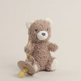 Bitzy Pal Natural Rubber Pacifier & Stuffed Animal