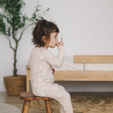 Blush Goose Bamboo Zippy Romper