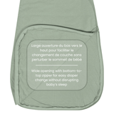 *PREORDER* Quilted bamboo sleep bag - Moss Green (2.5 togs)