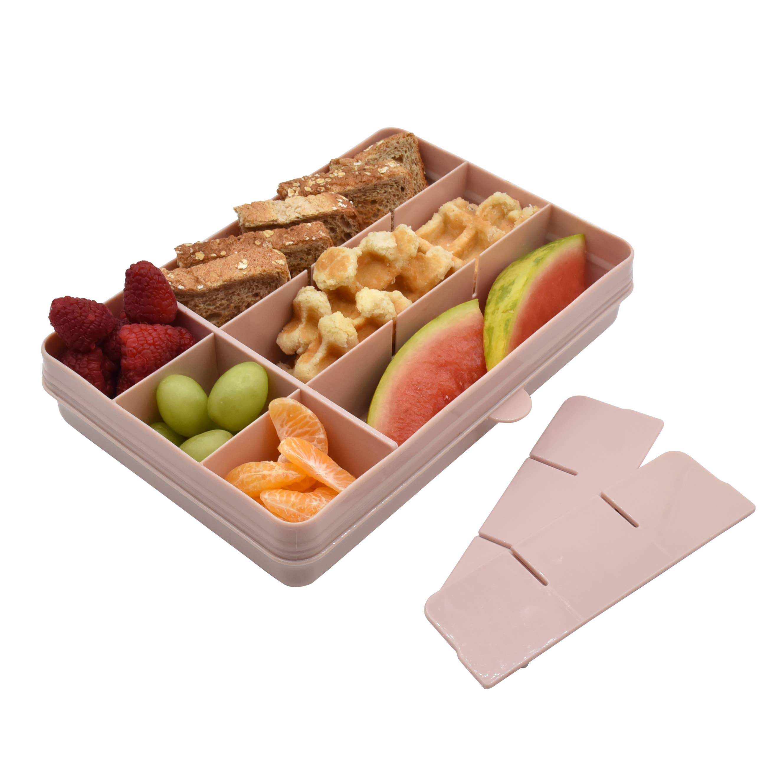 Snackle Box, Divided Snack Container with 12 Compartments