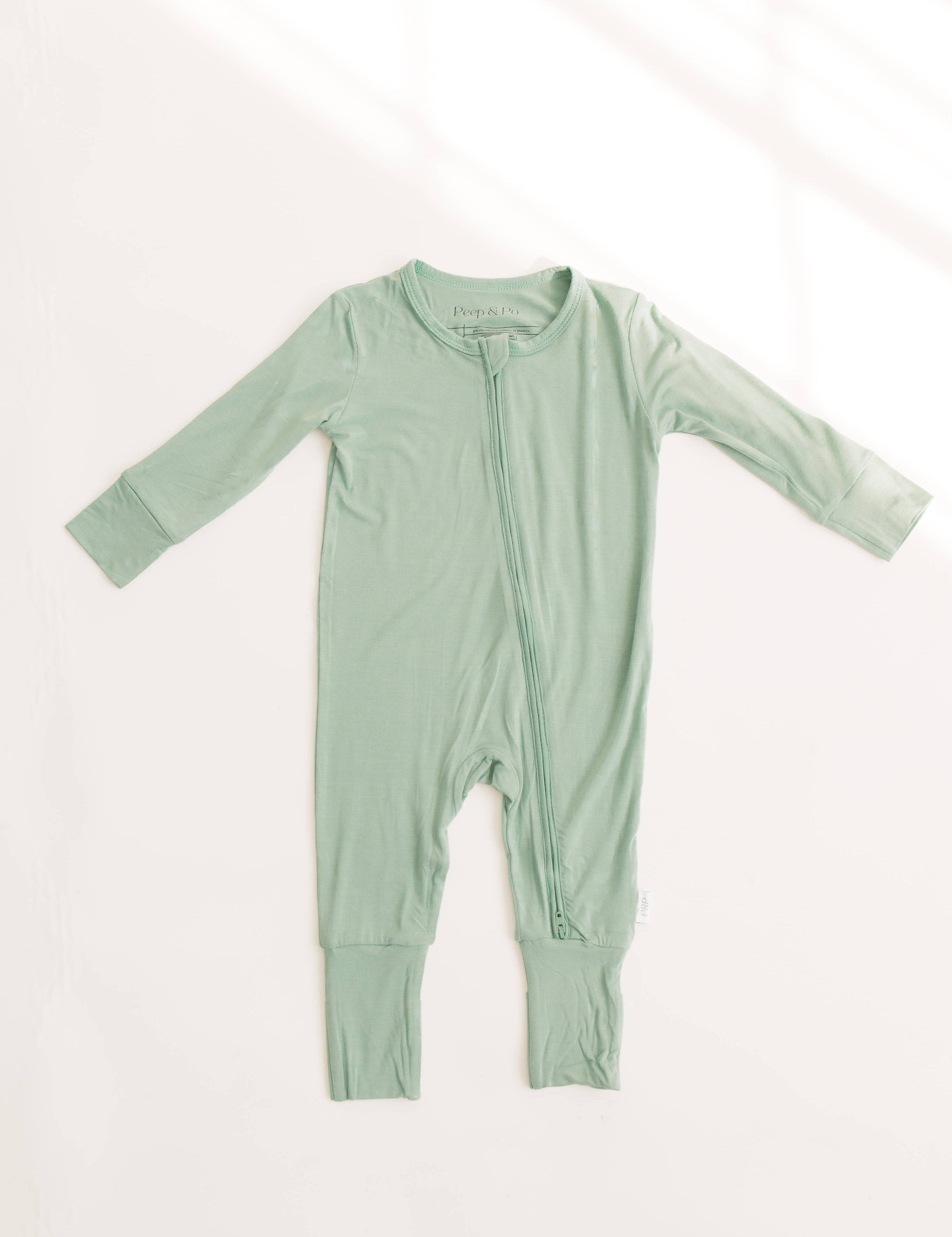 Double Zipper Bamboo Pajamas - Rowan