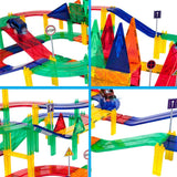 PicassoTiles 6 Piece Race Track Ramp Expansion Pack PTR06