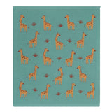 100% Cotton Knit Baby Blanket -Giraffe