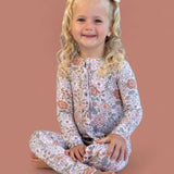 *PREORDER* AUTUMN BLOSSOM DREAM RUFFLE ROMPER