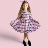 *PREORDER* BATTY BOWS LONG SLEEVE DREAM RUFFLE DRESS