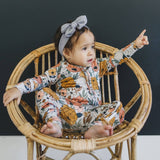 Boho Floral Bamboo Zippy Romper