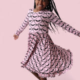 *PREORDER* BATTY BOWS LONG SLEEVE DREAM RUFFLE DRESS