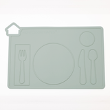 Original+ Montessori Mates® Silicone Placemat - Blue Fog