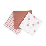 3pk Muslin Receiving Blankets - Strawberries