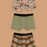 *PREORDER* HAYRIDE AND HARVEST DREAM BOY'S BOXER BRIEF SET