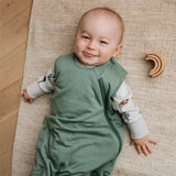 *PREORDER* Quilted bamboo sleep sack - Hunter Green (1.0 tog)