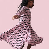*PREORDER* BATTY BOWS LONG SLEEVE DREAM RUFFLE DRESS