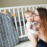 *PREORDER* Woven cotton sleep sack - Chevron (2.0 togs)