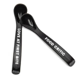 Spoon Set - Love Food Critic - Colour: Ink