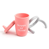 Sippy Cup - Happy Lil Thang - Colour: Blossom