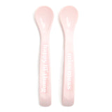 Spoon Set - Happy Lil Miss Mess - Colour: Blush