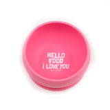 Wonder Bowl - Hello Food I Love You - Colour: Flamingo