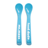 Spoon Set - Mr Mess Food Dude - Colour: Cobalt