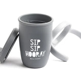 Sippy Cup - Sip Sip Hooray - Colour: Shadow Grey