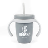 Sippy Cup - Sip Sip Hooray - Colour: Shadow Grey