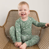 Bamboo Toddler Two-Piece Pajama Yellowstone