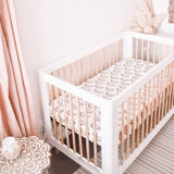 Bamboo Premium Fitted Crib Sheet - Neutral Rainbow