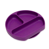 Silicone Grip Dish: Purple