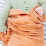 Bamboo Muslin Swaddle - Burnt Orange