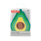 Children's Silicone Stacking Toy- Avocado