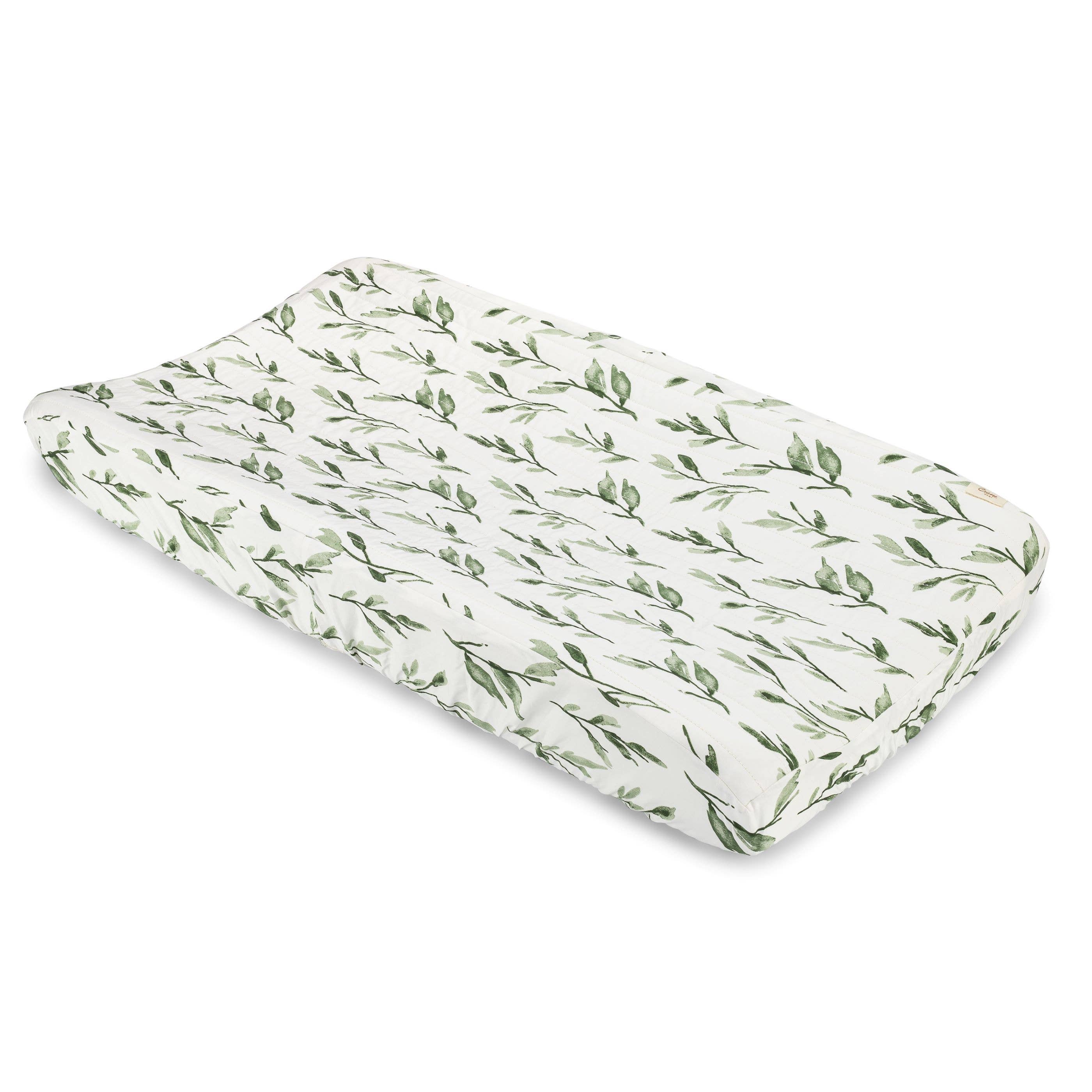 Dark green changing pad cover best sale